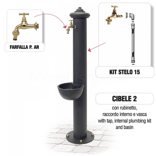 Cast iron and iron garden fountain Mod. CIBELE 2 with...