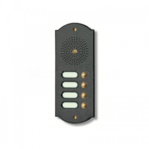 PUSH BUTTON PANEL FOR INTERCOM 4 NAMES MOD. 4PLMORO/A IN...