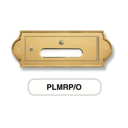 Brass door Mod. PLMRP/O Morelli mailbox mail pickup