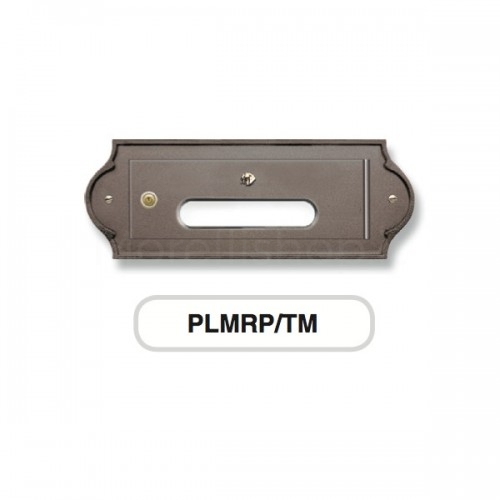 Dark brown door Mod. PLMRP/TM Morelli mailbox mail pickup