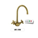 Rubinetto monoforo ottone gruppo lavabo ART.0700 Morelli