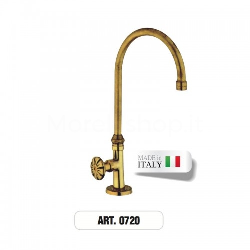 Rubinetto monoforo ottone gruppo lavabo ART. 0720 Morelli