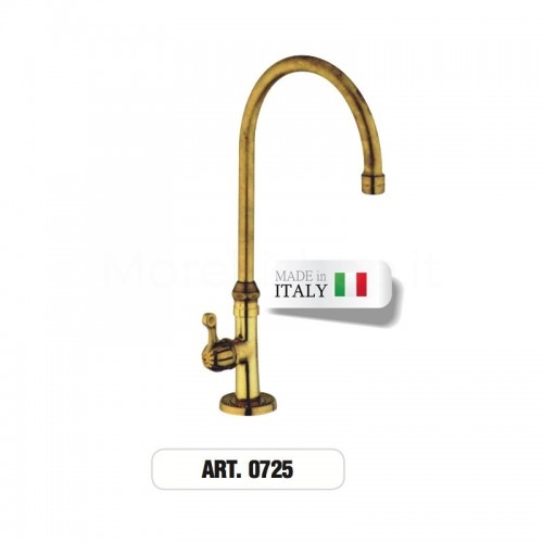 Single-hole brass sink unit faucet ART.0725 Morelli