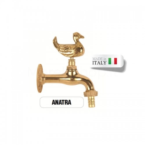 Brass Butterfly Faucet with ANATRA Knob - Morelli