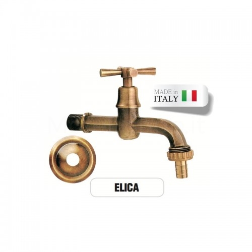 Brass Faucet Mod. ELICA with Morelli Hose Connector