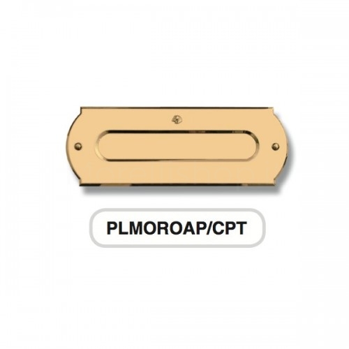 Buttonhole for mailbox treated brass Mod. PLMOROAP/CPT...