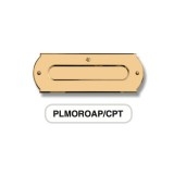 Asola per cassetta postale ottone trattato Mod. PLMOROAP/CPT Morelli