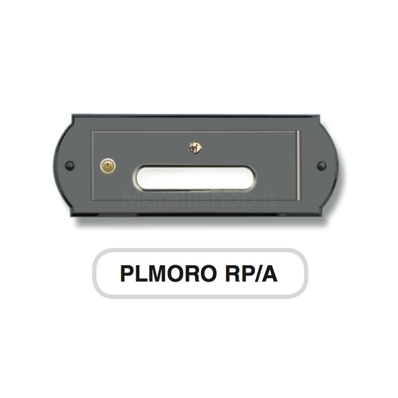 Sportello ritiro per cassetta postale antracite Mod. PLMORORP/A Morelli