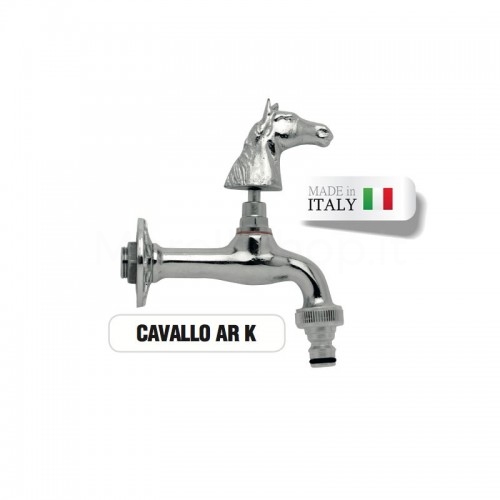 Butterfly Faucet - Chrome-plated CAVALLO knob on brass base Morelli