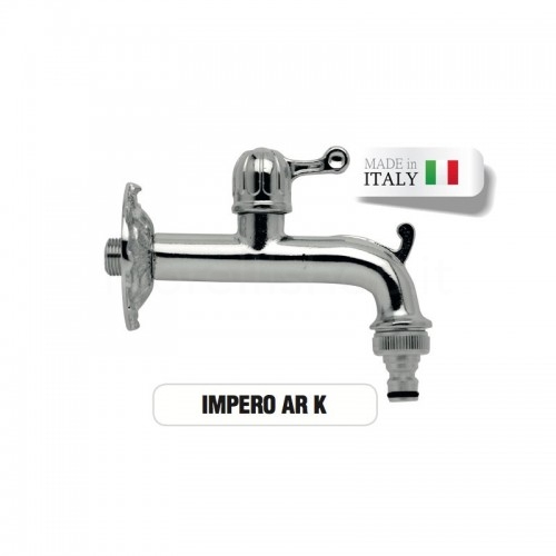 IMPERO polished chrome faucet with removable quick...