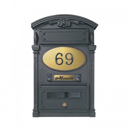 Wall-mounted mailbox Mod. DPD/RVS-AQ Morelli High Quality...