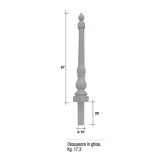 Dissuasore fittone Mod. 3020 Morelli - ghisa senza anelli