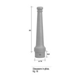 Dissuasore fittone Mod. 701-6 Morelli - ghisa senza anelli