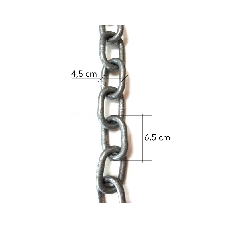 Catena zincata per dissuasore fittone Morelli Catena zincata per dissuasore fittone Morelli