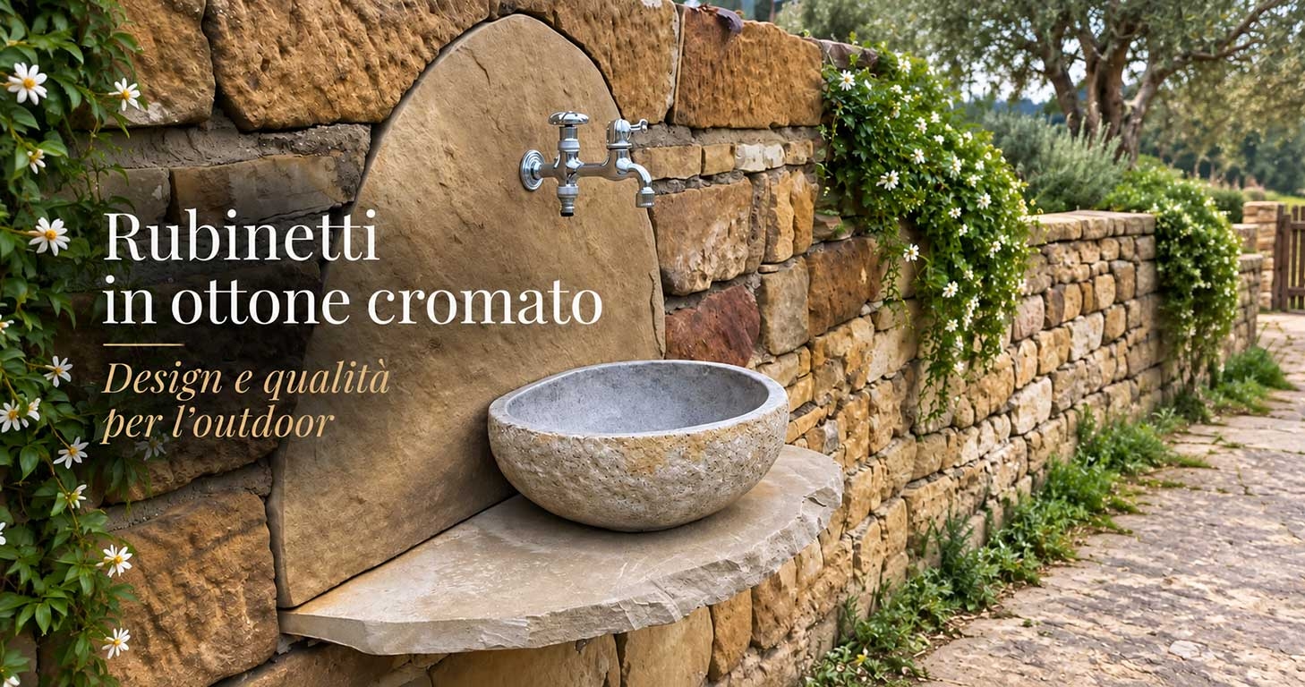 Rubinetti in ottone cromato