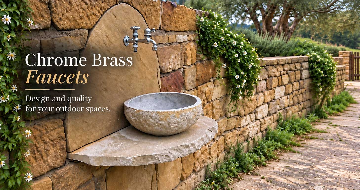 Chrome plated brass